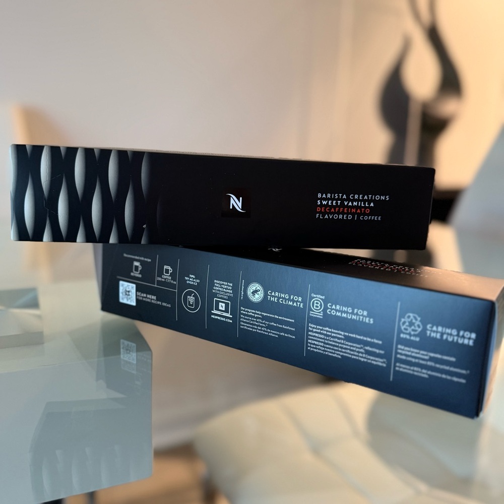 Nespresso Barista Creations Vanilla Coffee Pods NEW exp: 12/31/2025 UNtouched